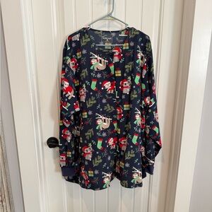 Butter Soft Brand Christmas Scrub Jacket - Size 3X